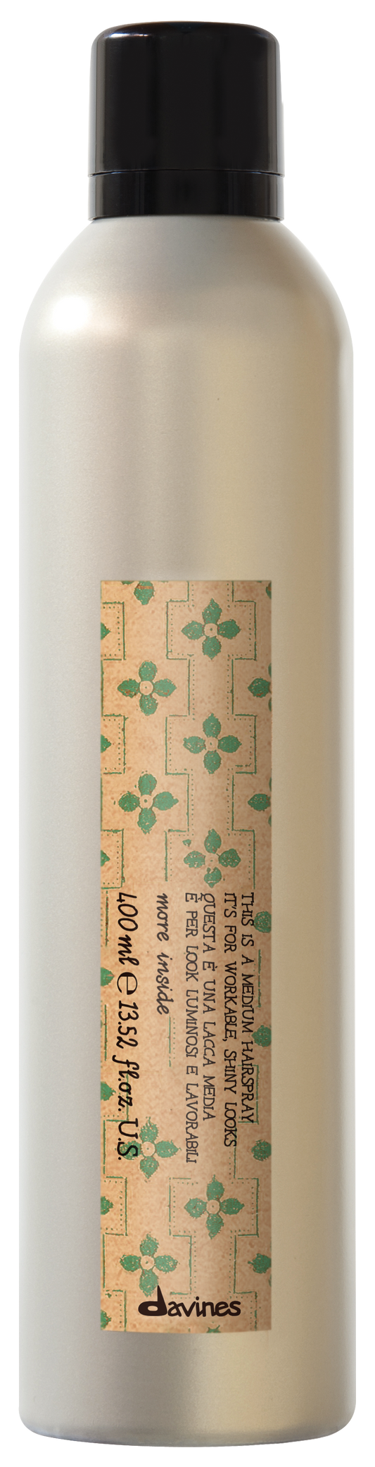 This is a Medium Hairspray, it's for workable shiny looks